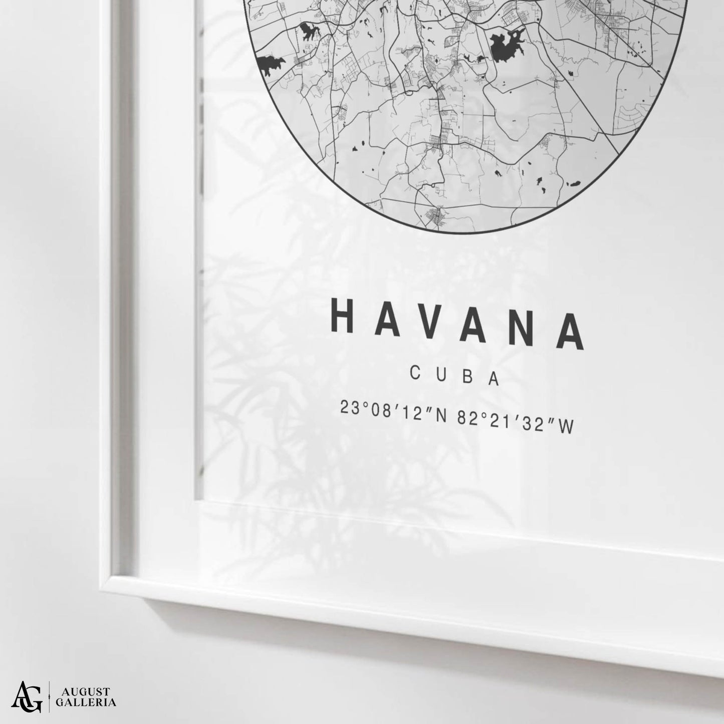 Havana Minimalist Map
