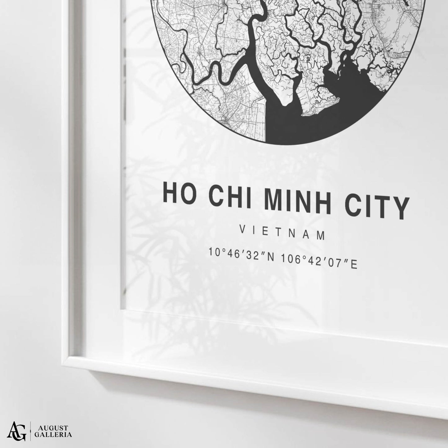 Ho Chi Minh City Minimalist Map