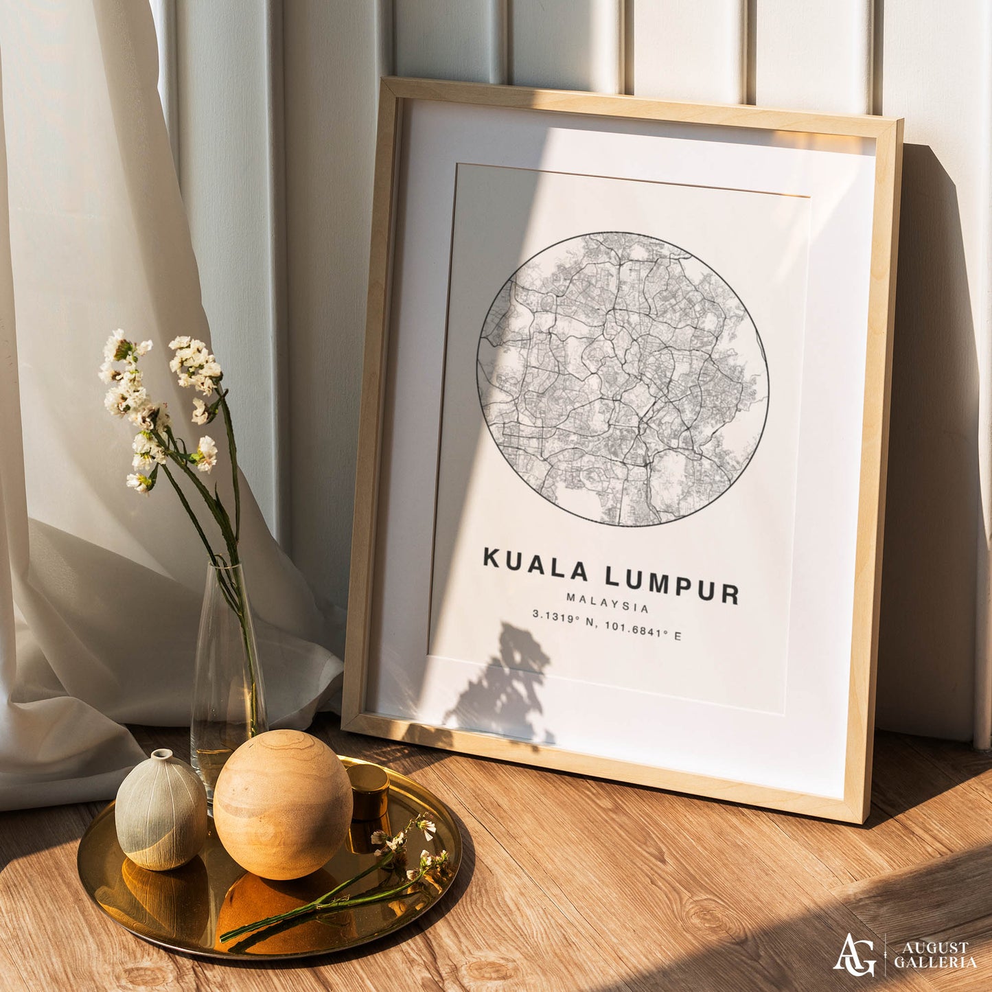 Kuala Lumpur Minimalist Map