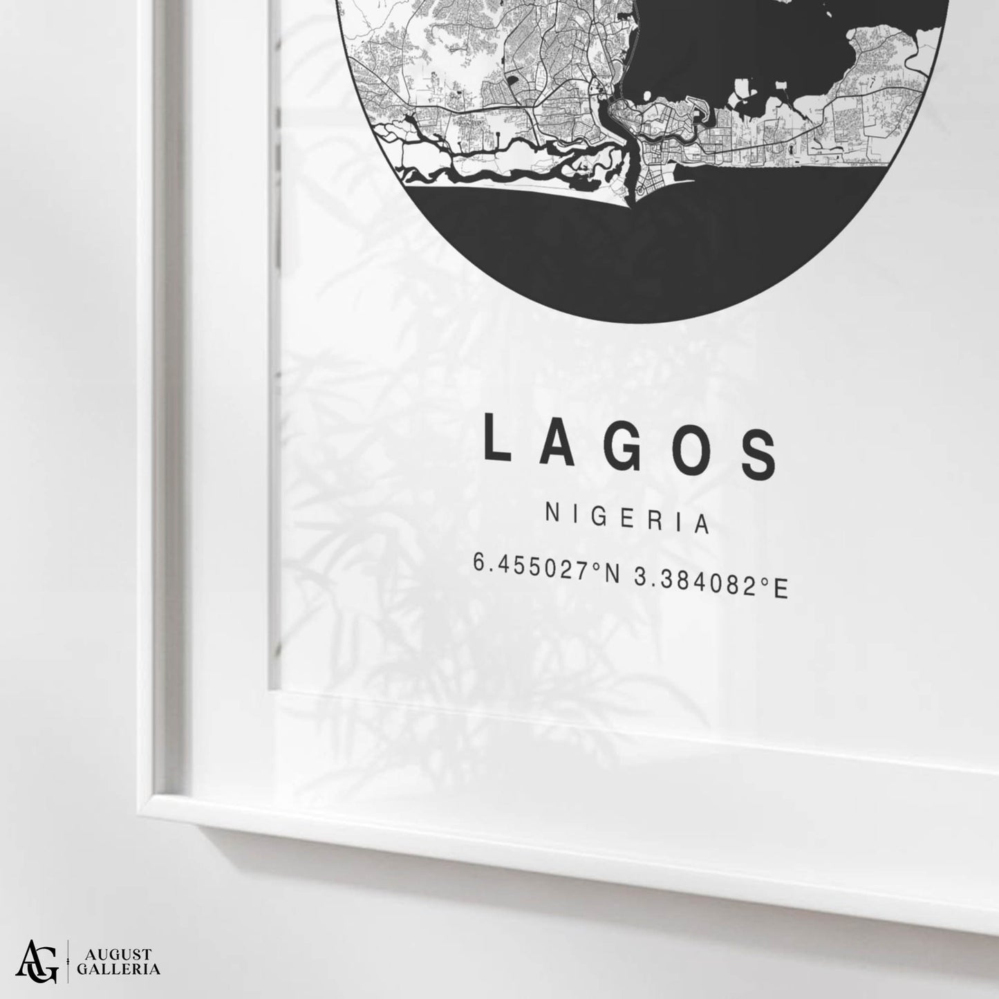 Lagos Minimalist Map