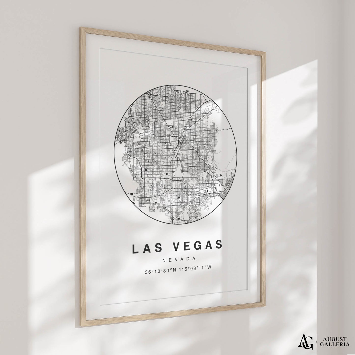 Las Vegas Minimalist Map