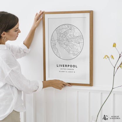 Liverpool Minimalist Map