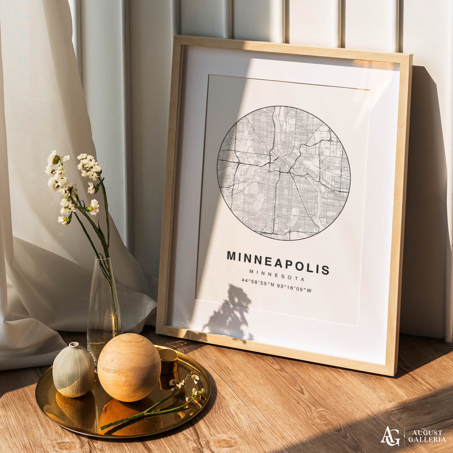 Minneapolis Minimalist Map