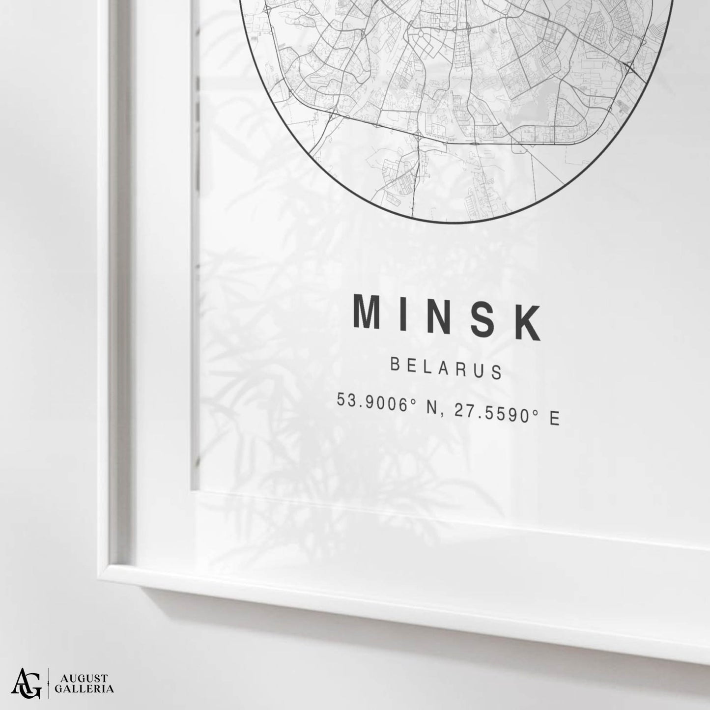 Minsk Minimalist Map