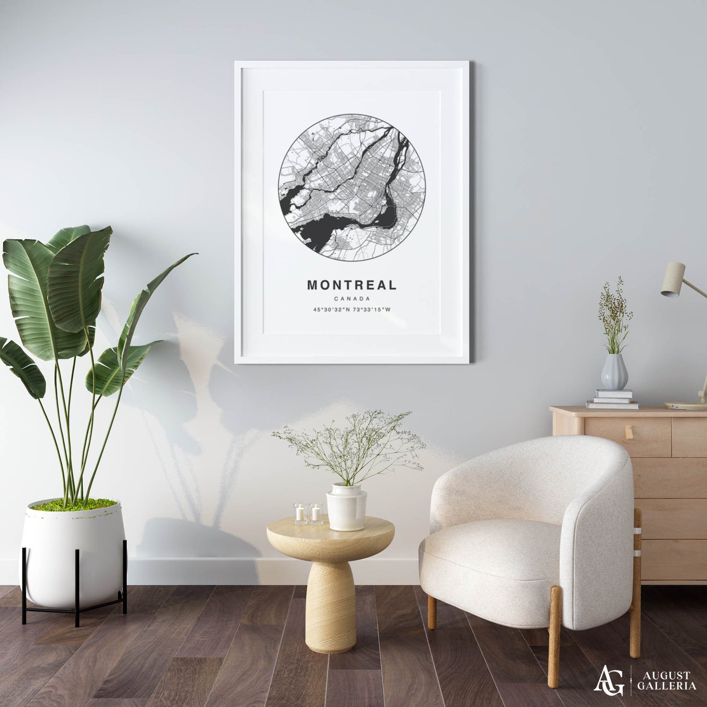 Montreal Minimalist Map