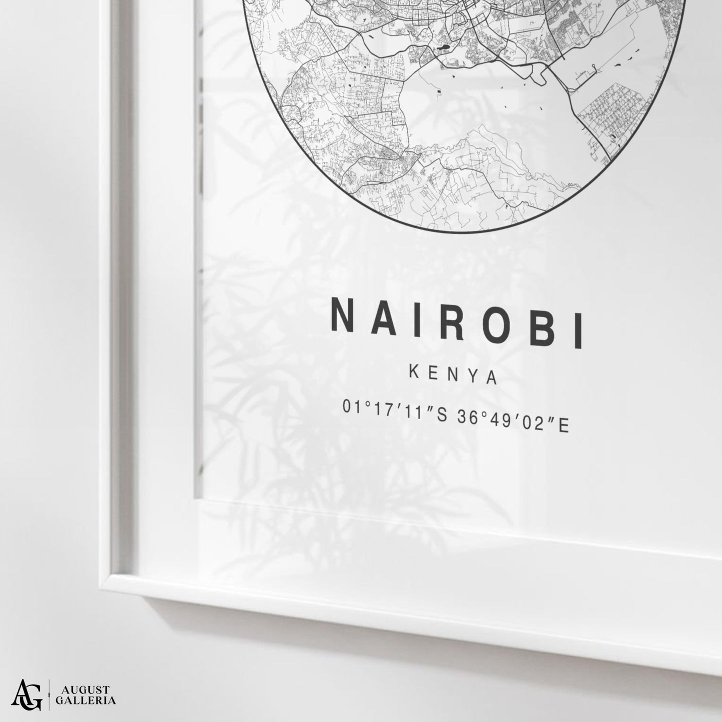 Nairobi Minimalist Map
