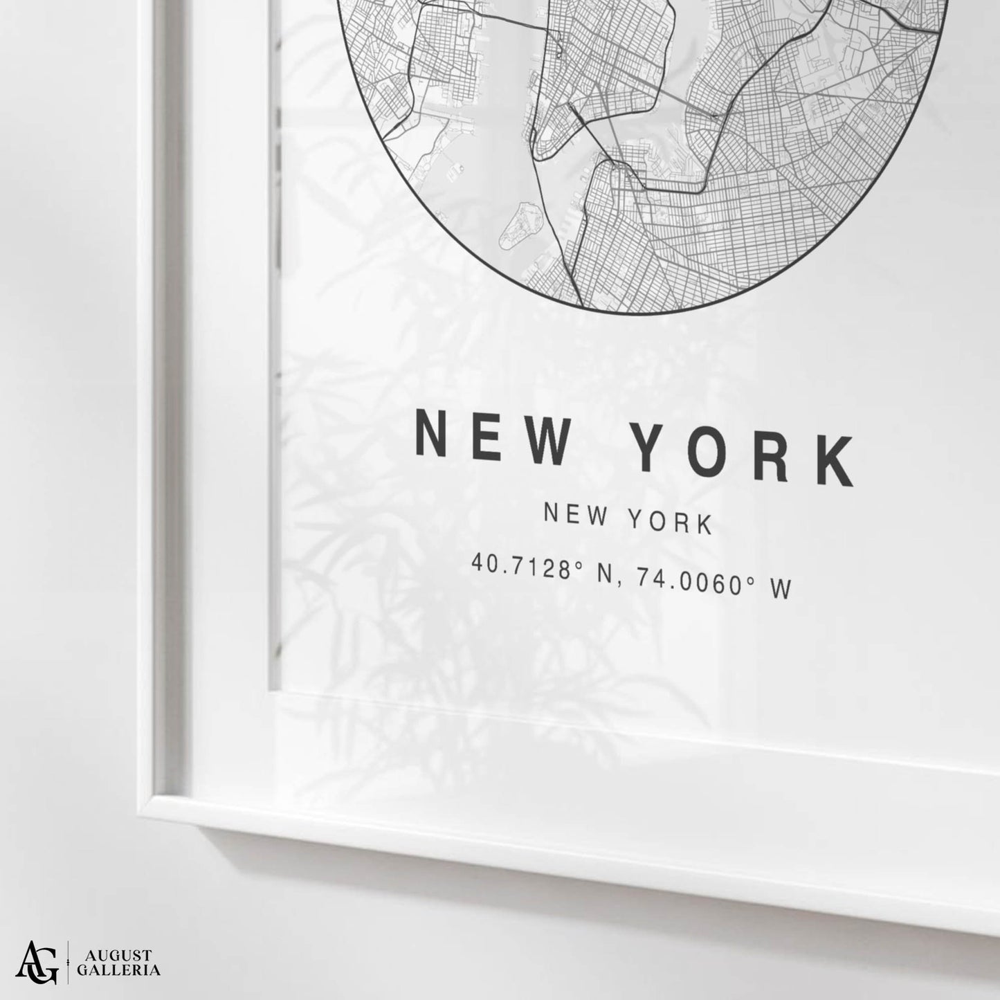 New York Minimalist Map
