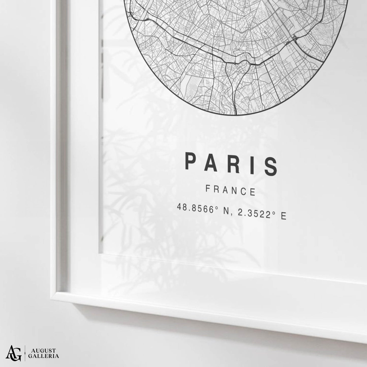 Paris Minimalist Map