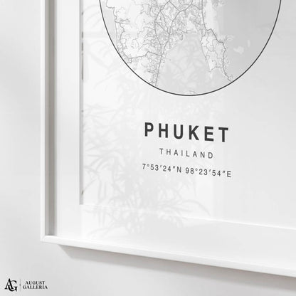 Phuket Minimalist Map
