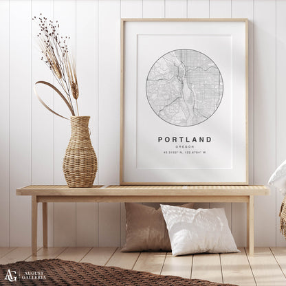 Portland Minimalist Map