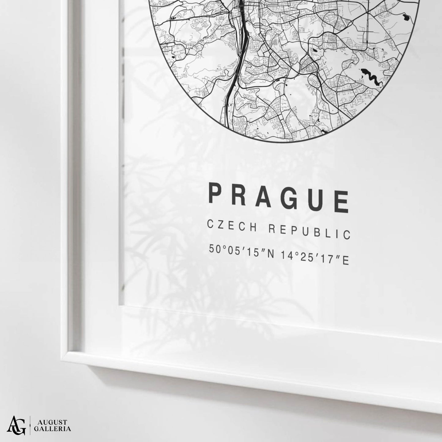 Prague Minimalist Map
