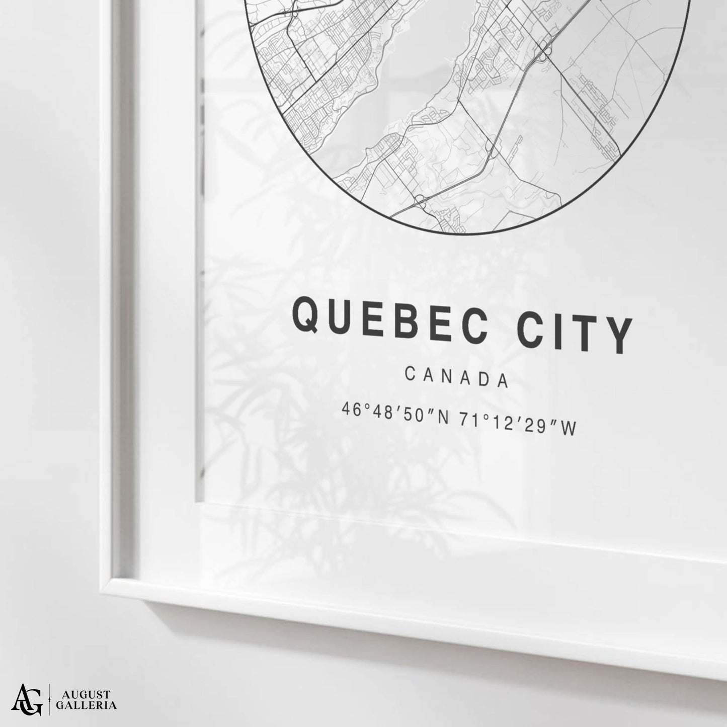 Quebec City Minimalist Map