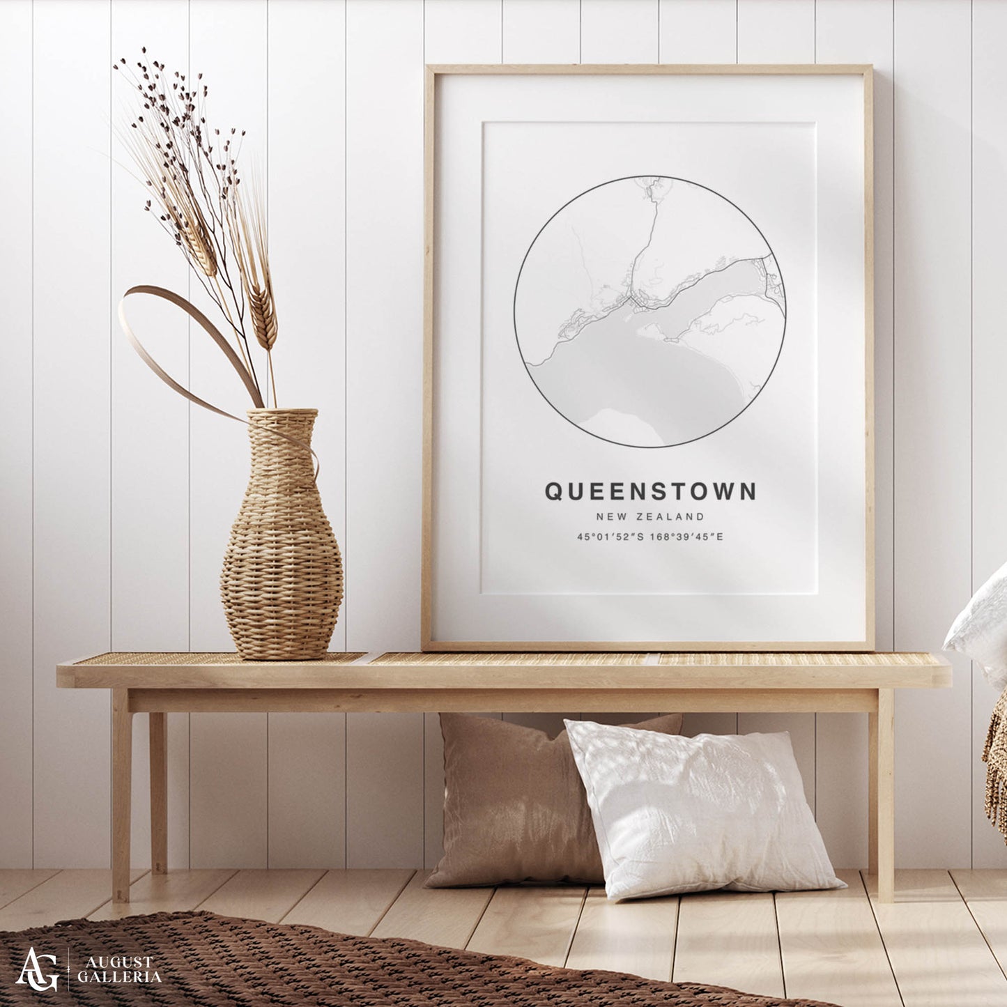 Queenstown Minimalist Map