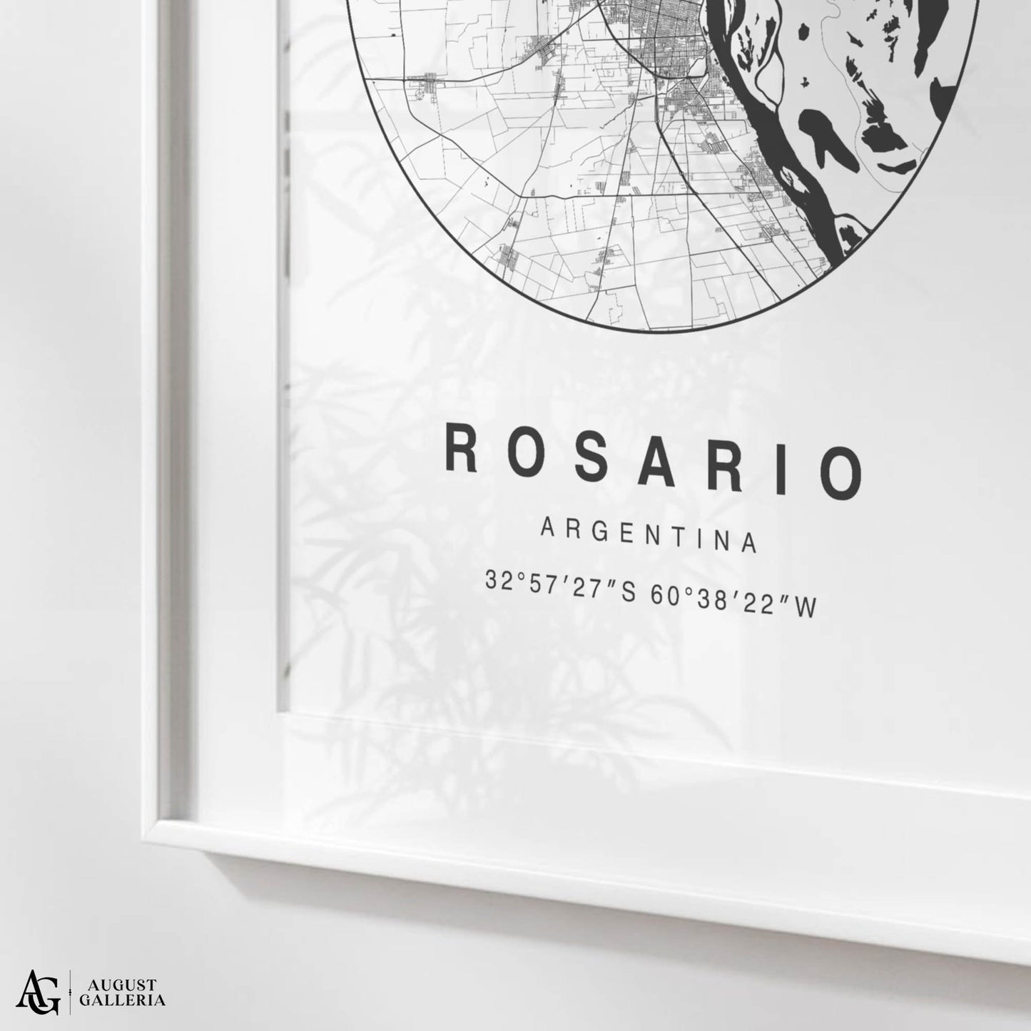 Rosario Minimalist Map