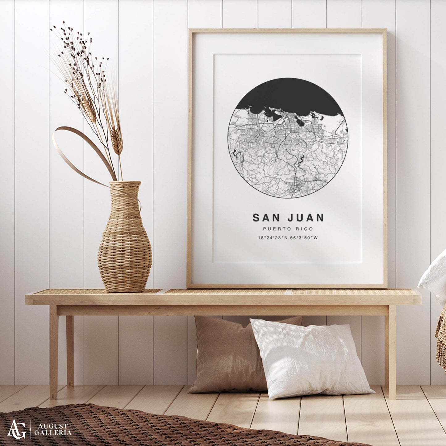San Juan Minimalist Map