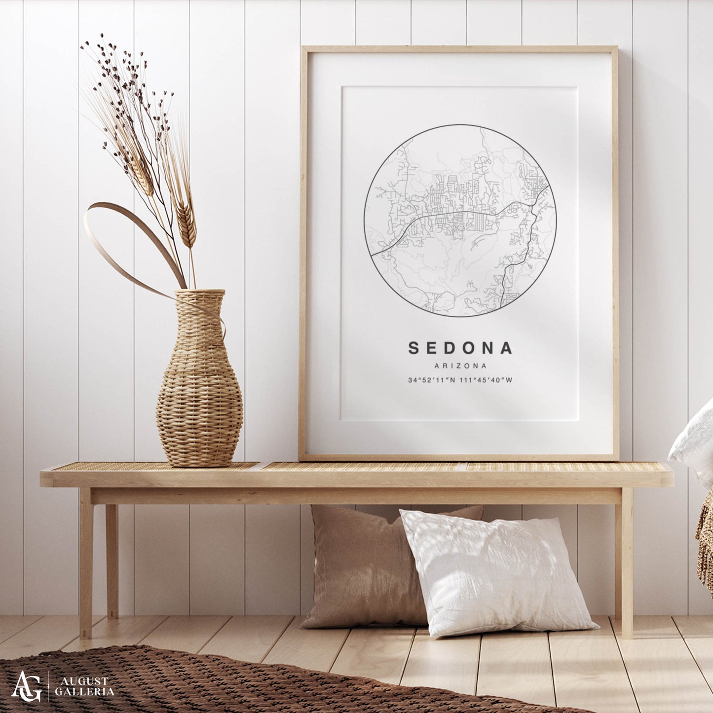 Sedona Minimalist Map