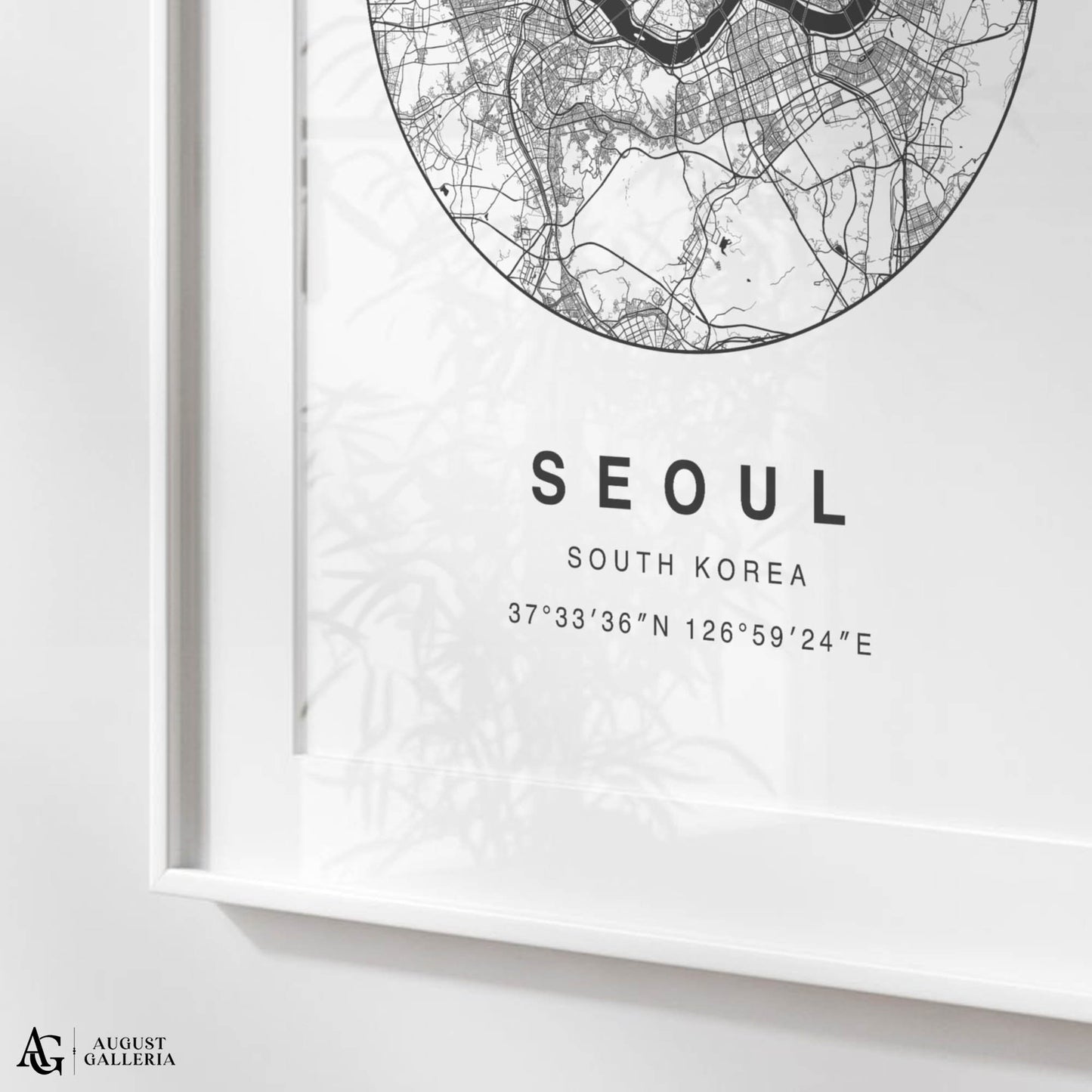 Seoul Minimalist Map
