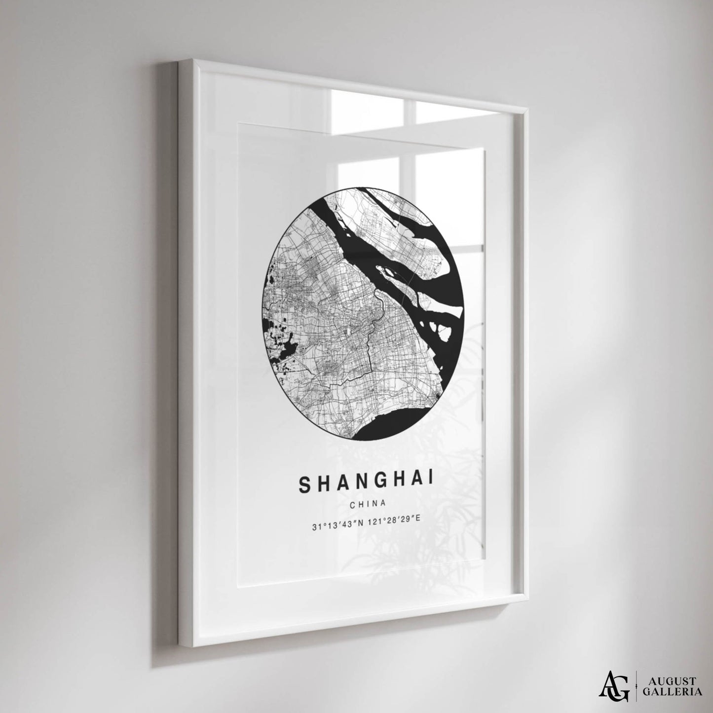 Shanghai Minimalist Map