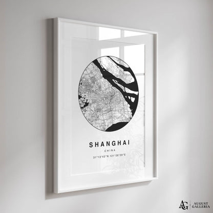 Shanghai Minimalist Map