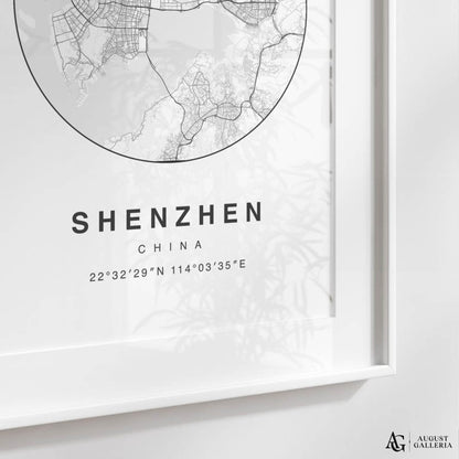Shenzhen Minimalist Map