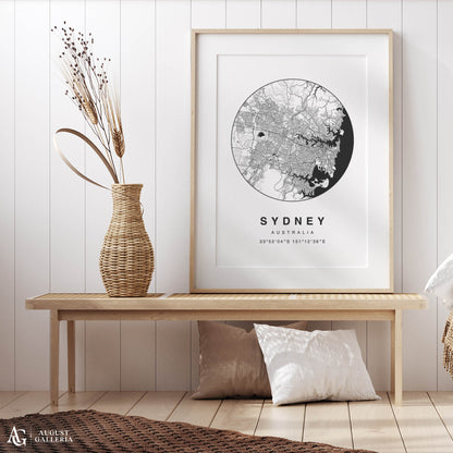 Sydney Minimalist Map