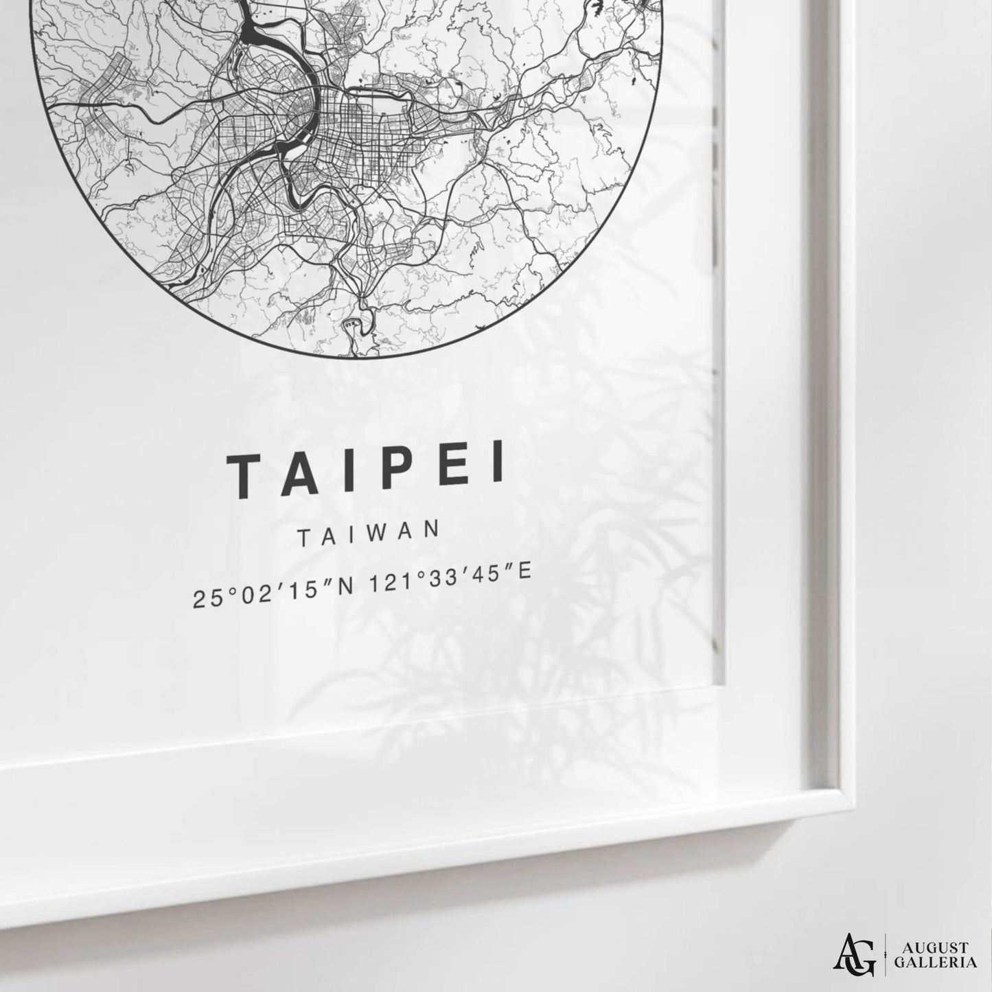 Taipei Minimalist Map