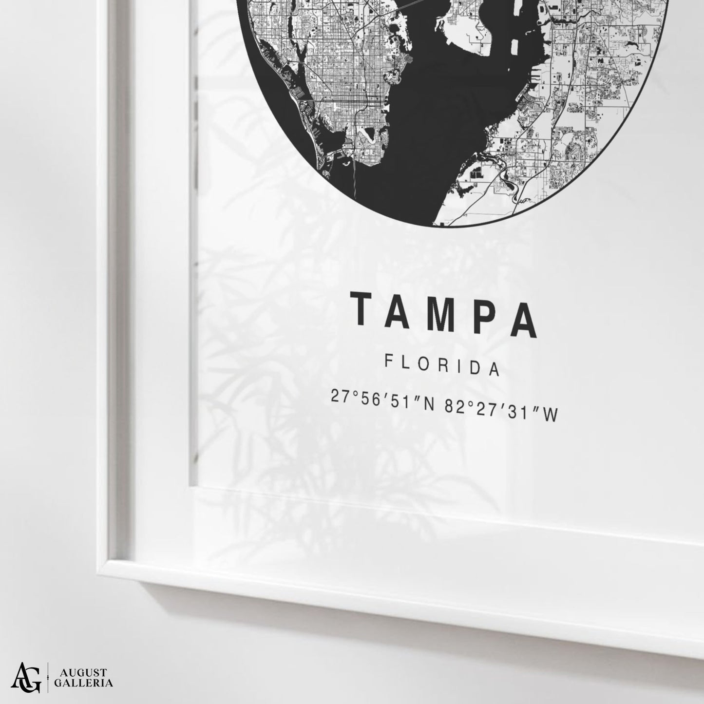 Tampa Minimalist Map