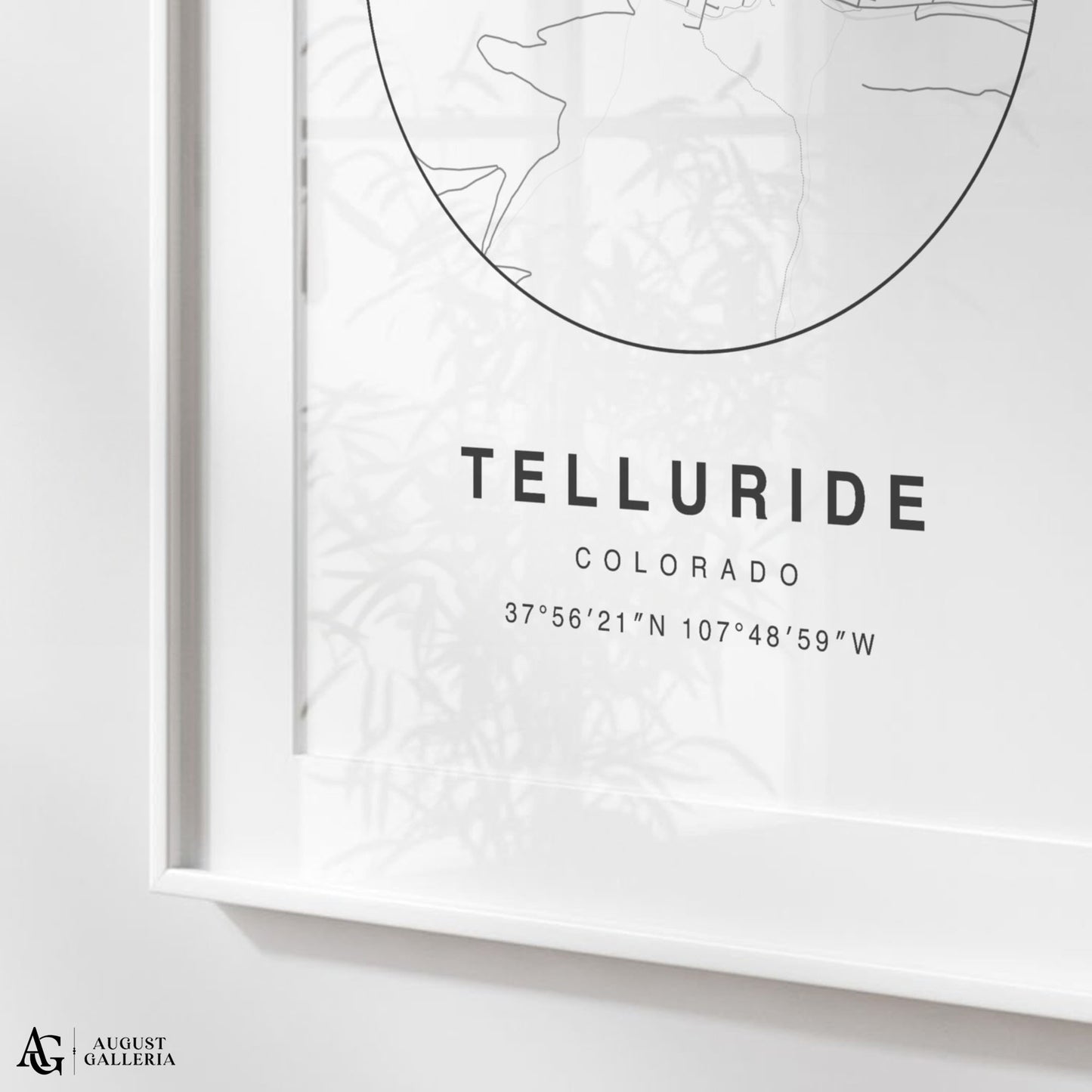 Telluride Minimalist Map