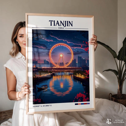 Tianjin China Travel Print