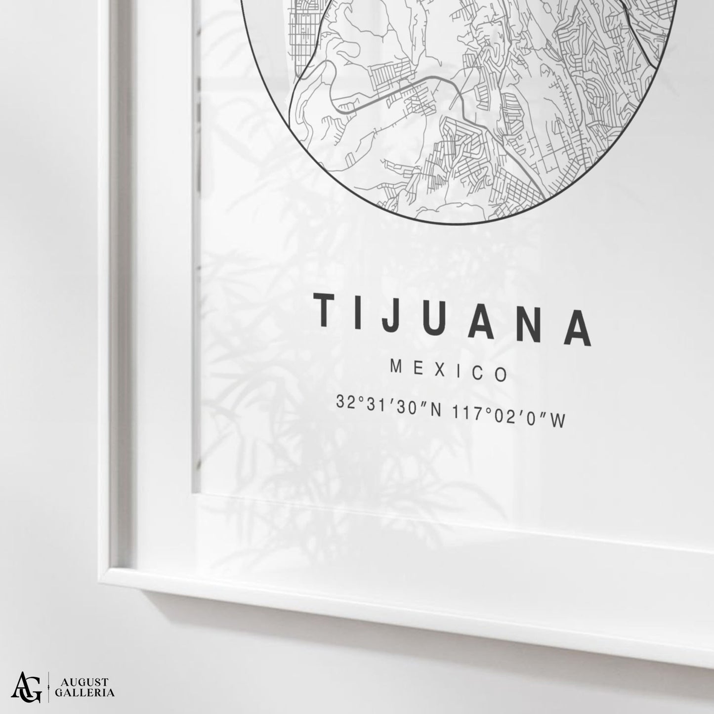 Tijuana Minimalist Map