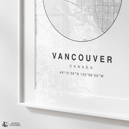 Vancouver Minimalist Map