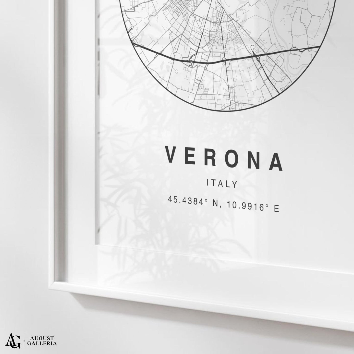 Verona Minimalist Map