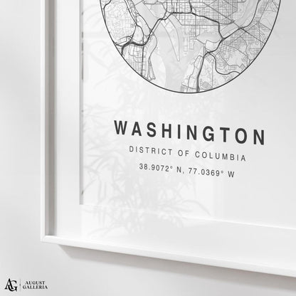 Washington Minimalist Map
