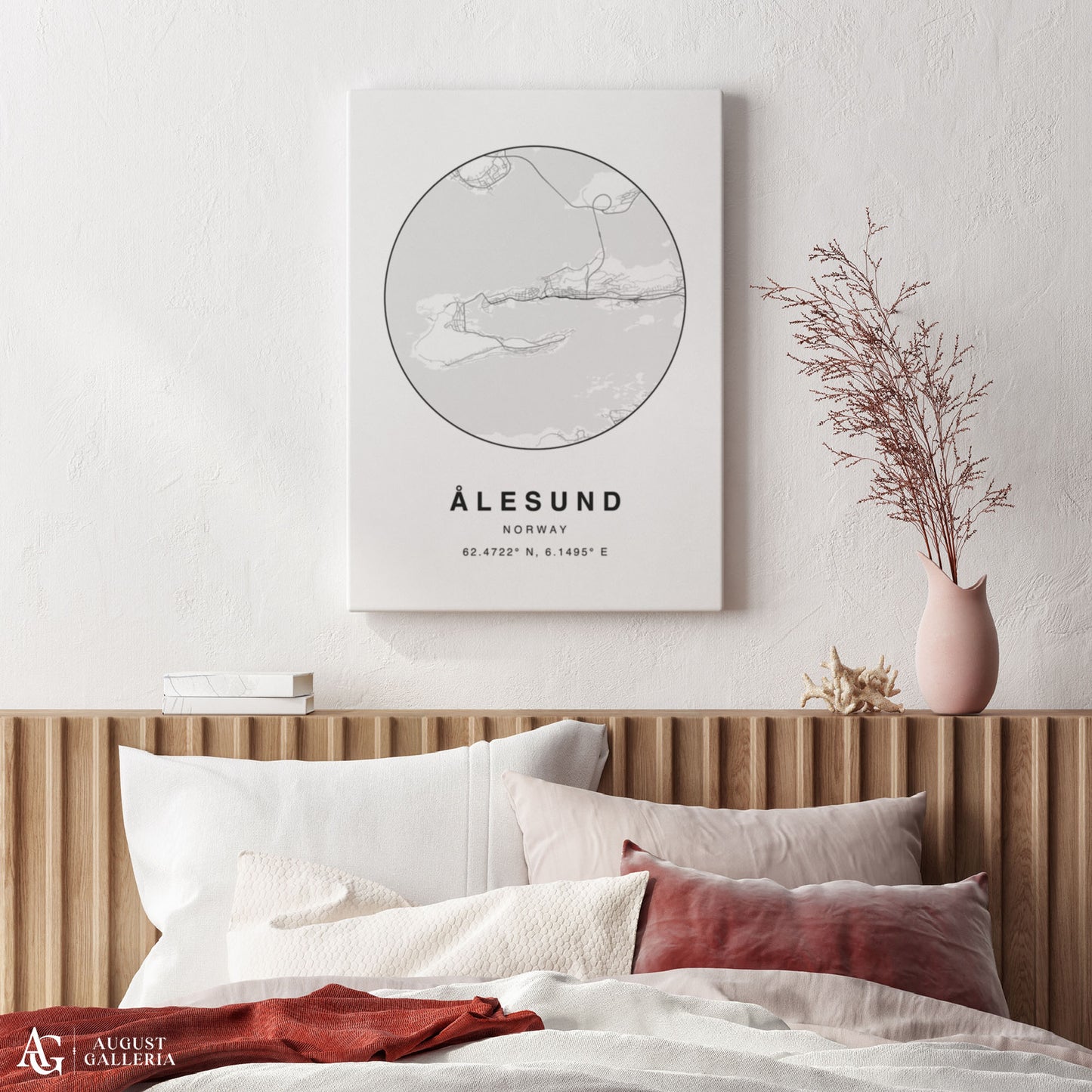 Alesund Minimalist Map