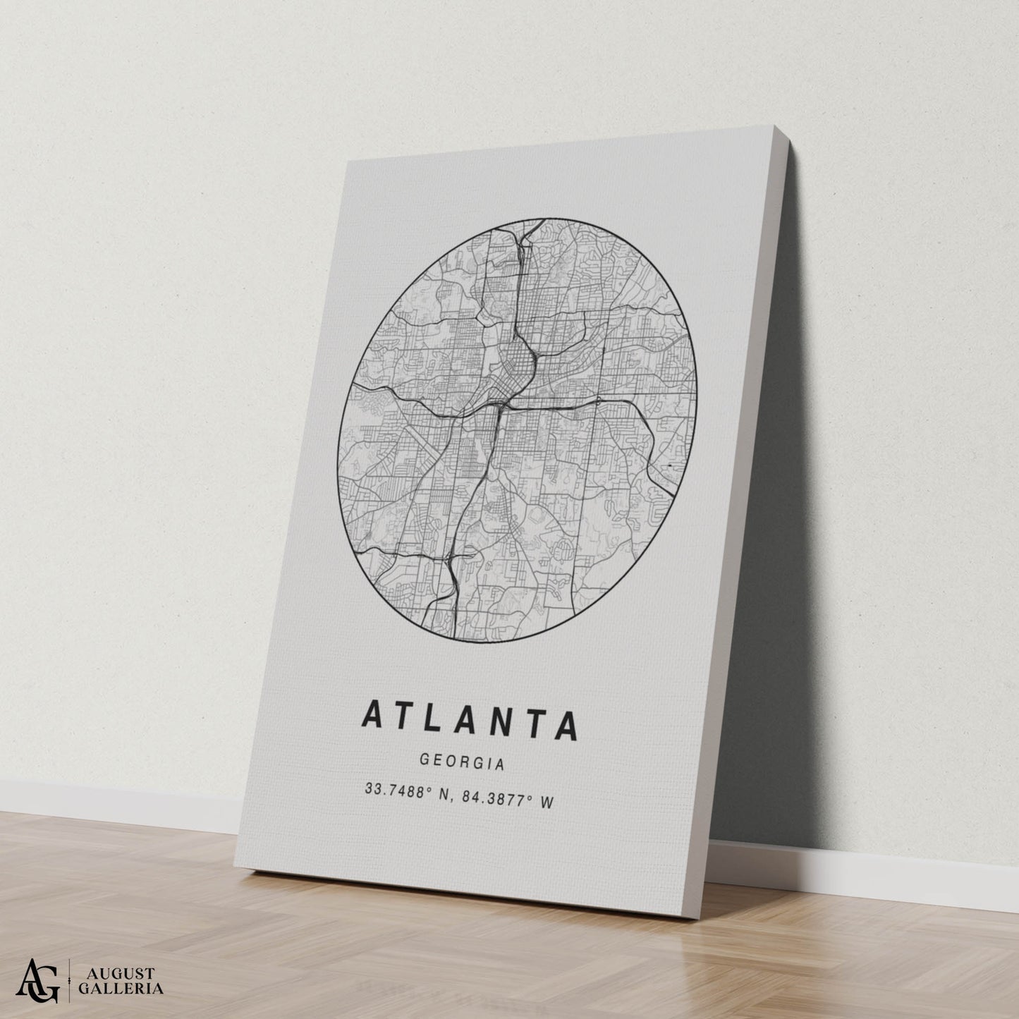 Atlanta Minimalist Map