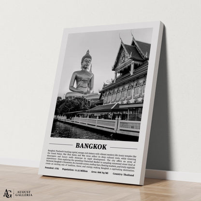 Bangkok Black & White City Print