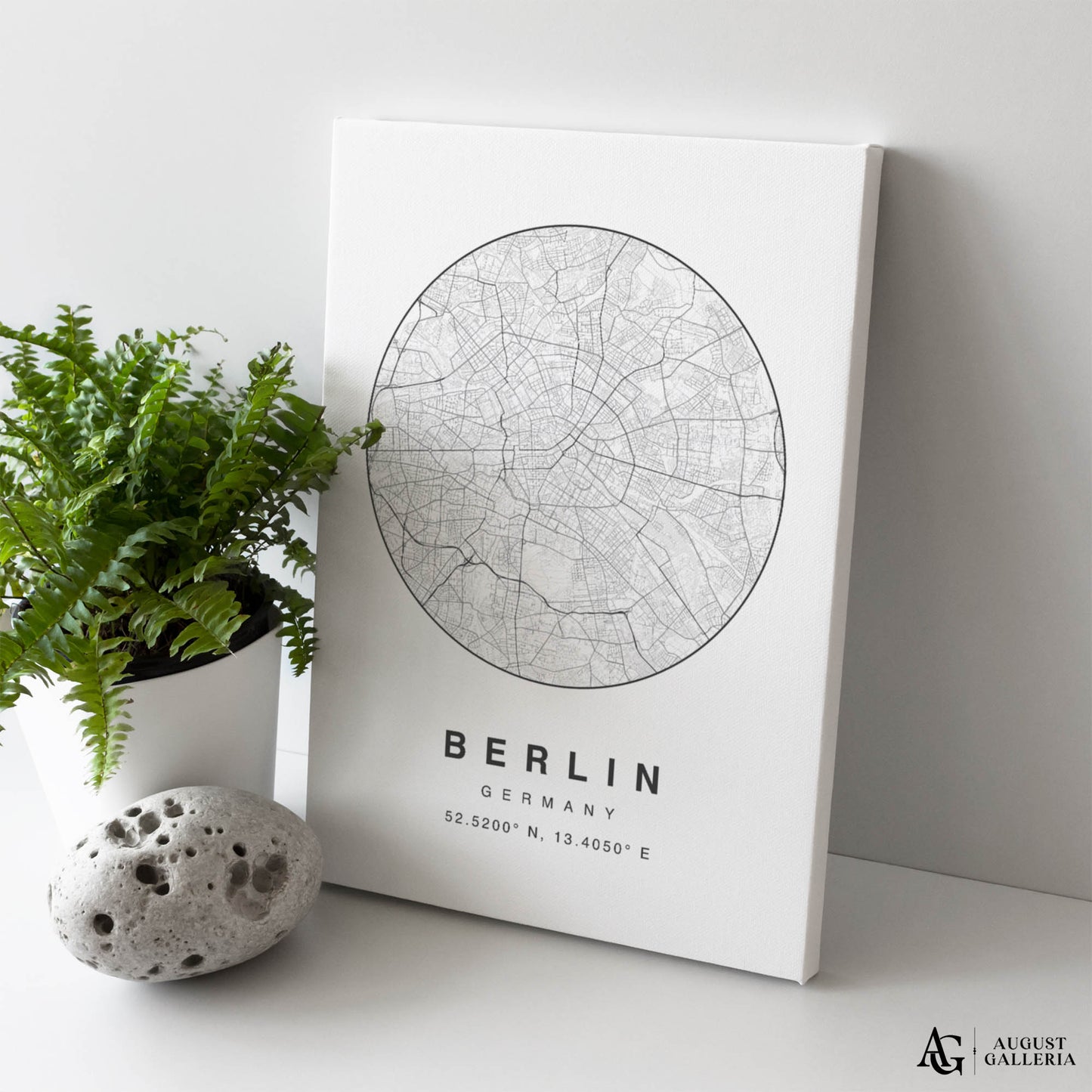Berlin Minimalist Map