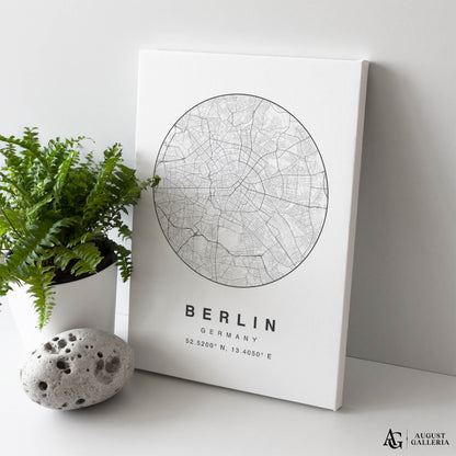 Berlin Minimalist Map