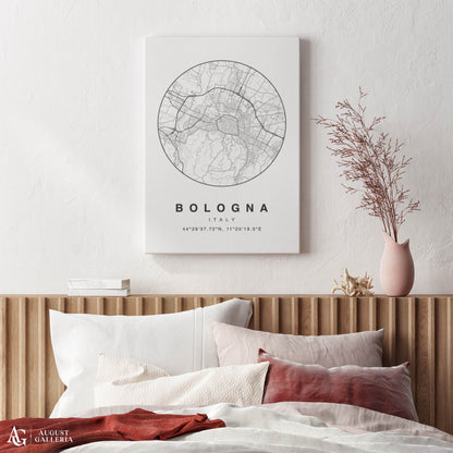 Bologna Minimalist Map