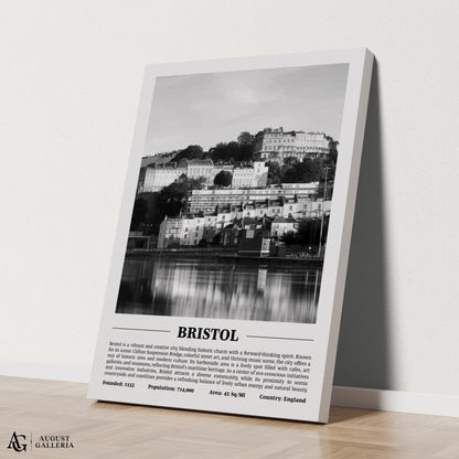 Bristol Black & White City Print