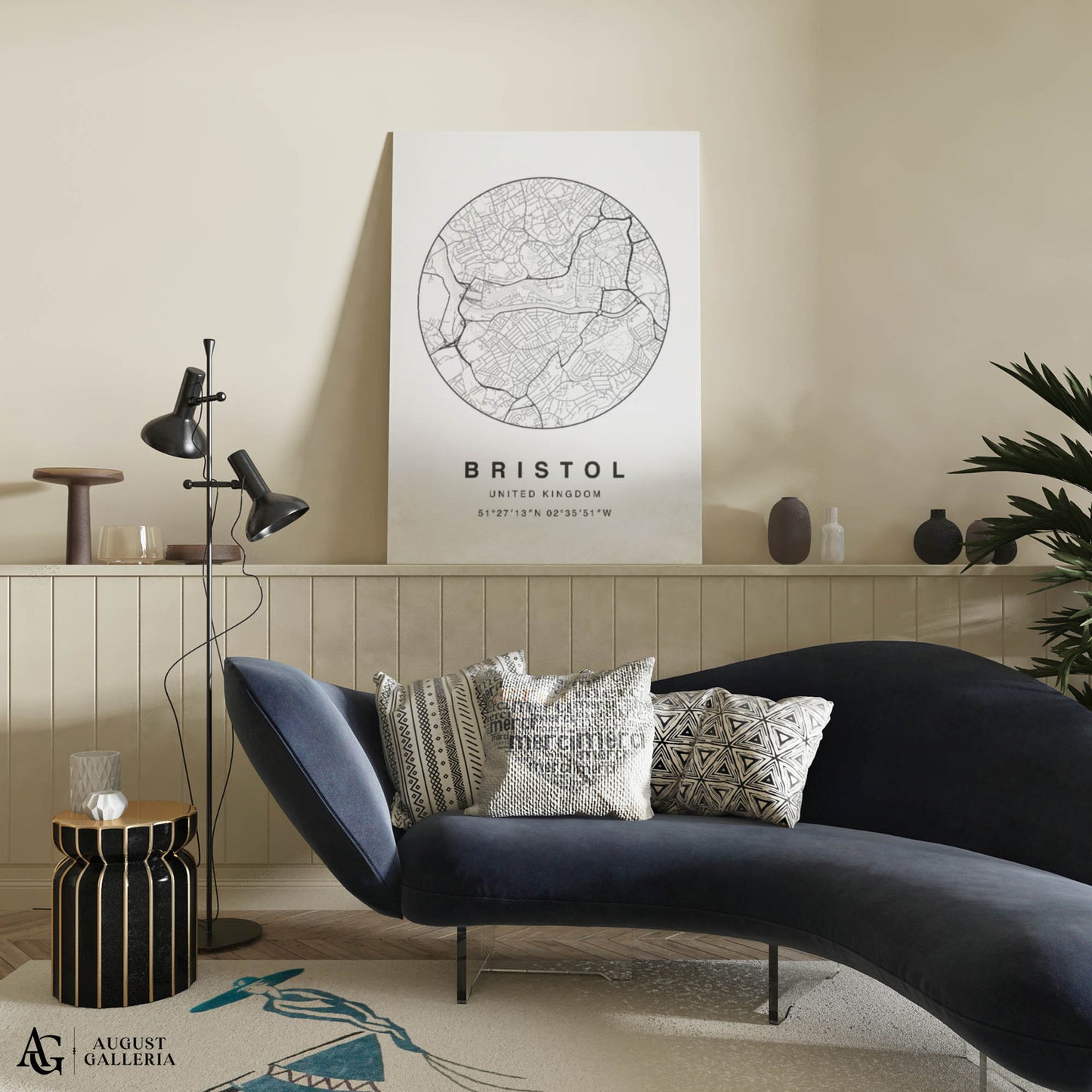 Bristol Minimalist Map