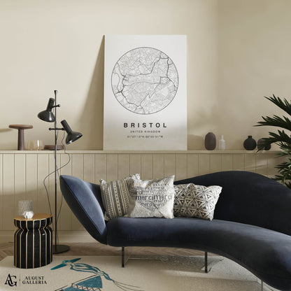 Bristol Minimalist Map
