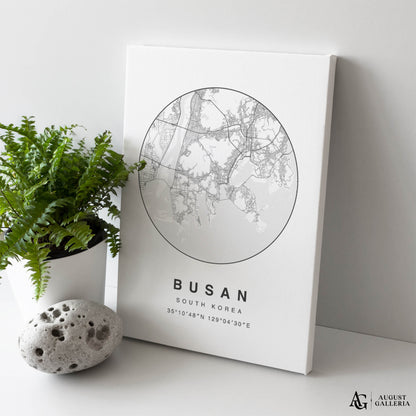 Busan Minimalist Map