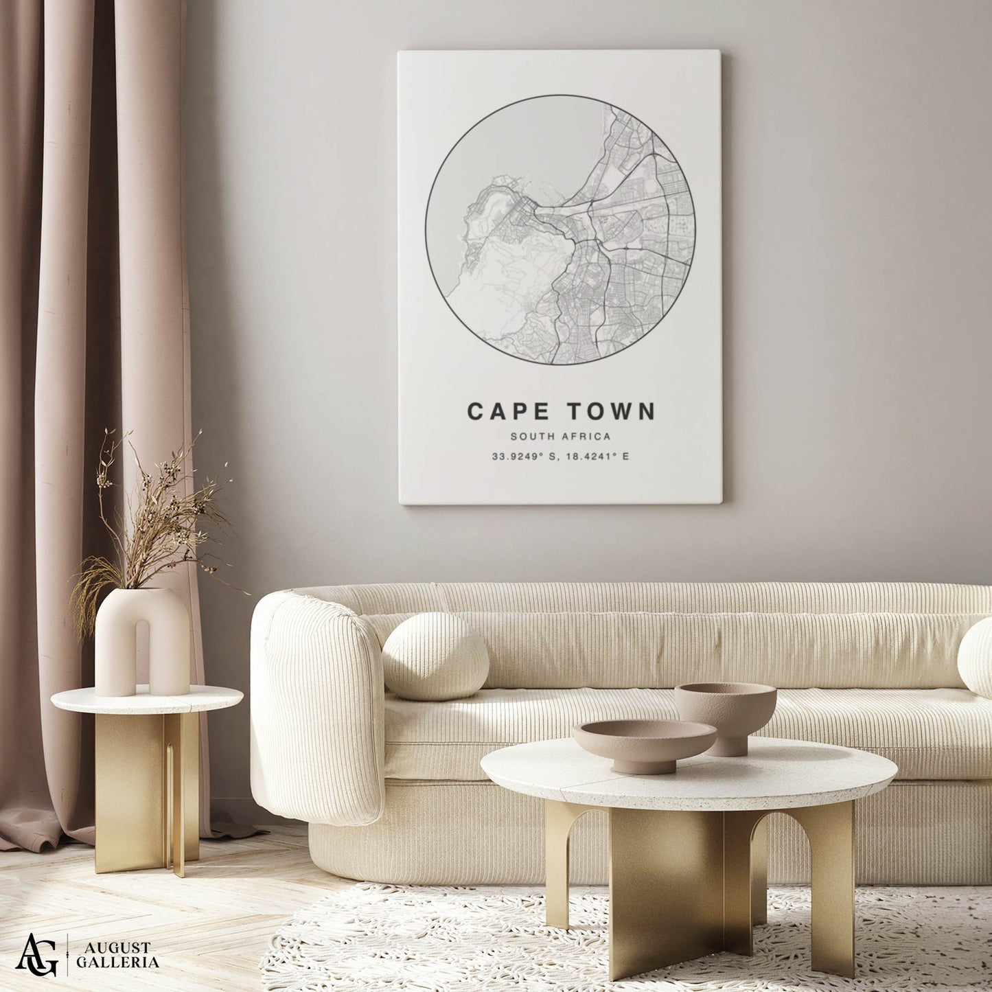 Cape Town Minimalist Map