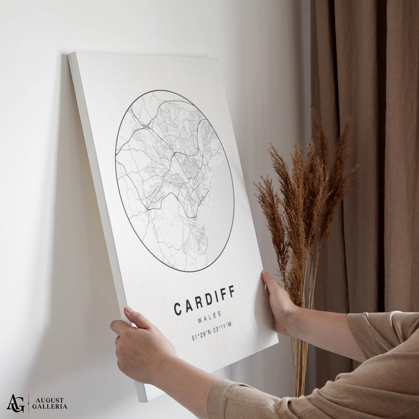 Cardiff Minimalist Map