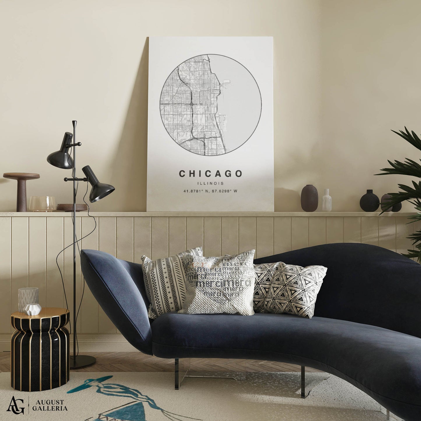 Chicago Minimalist Map