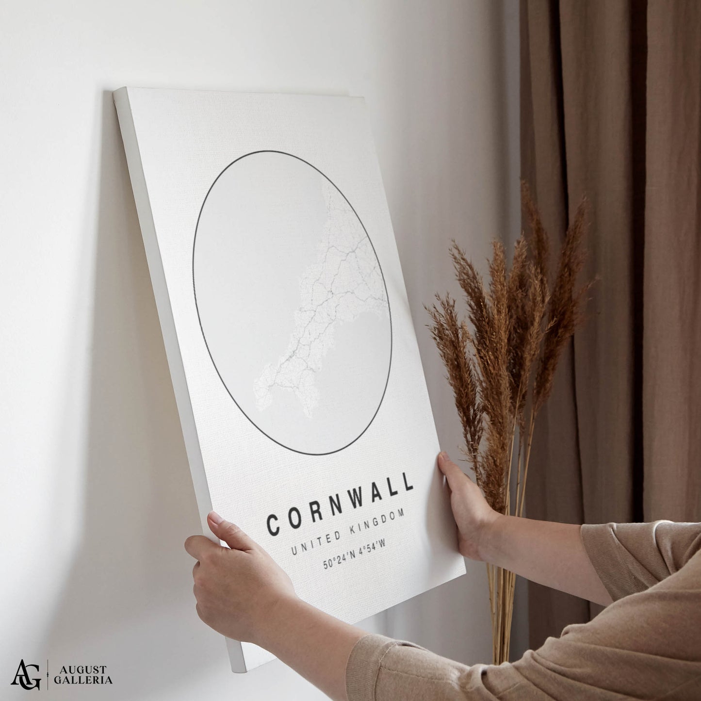 Cornwall Minimalist Map