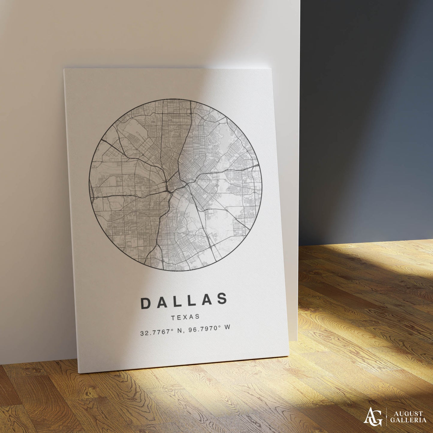 Dallas Minimalist Map
