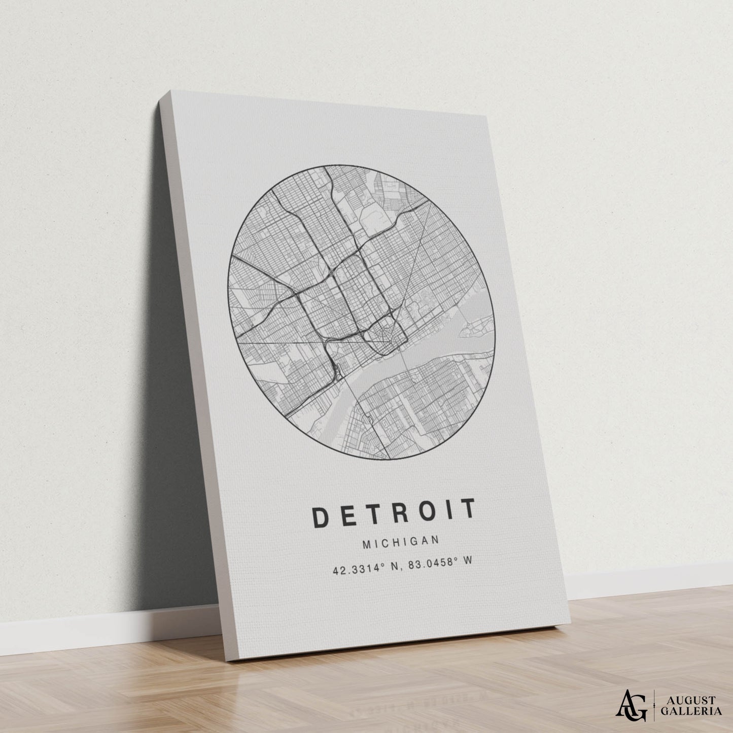 Detroit Minimalist Map