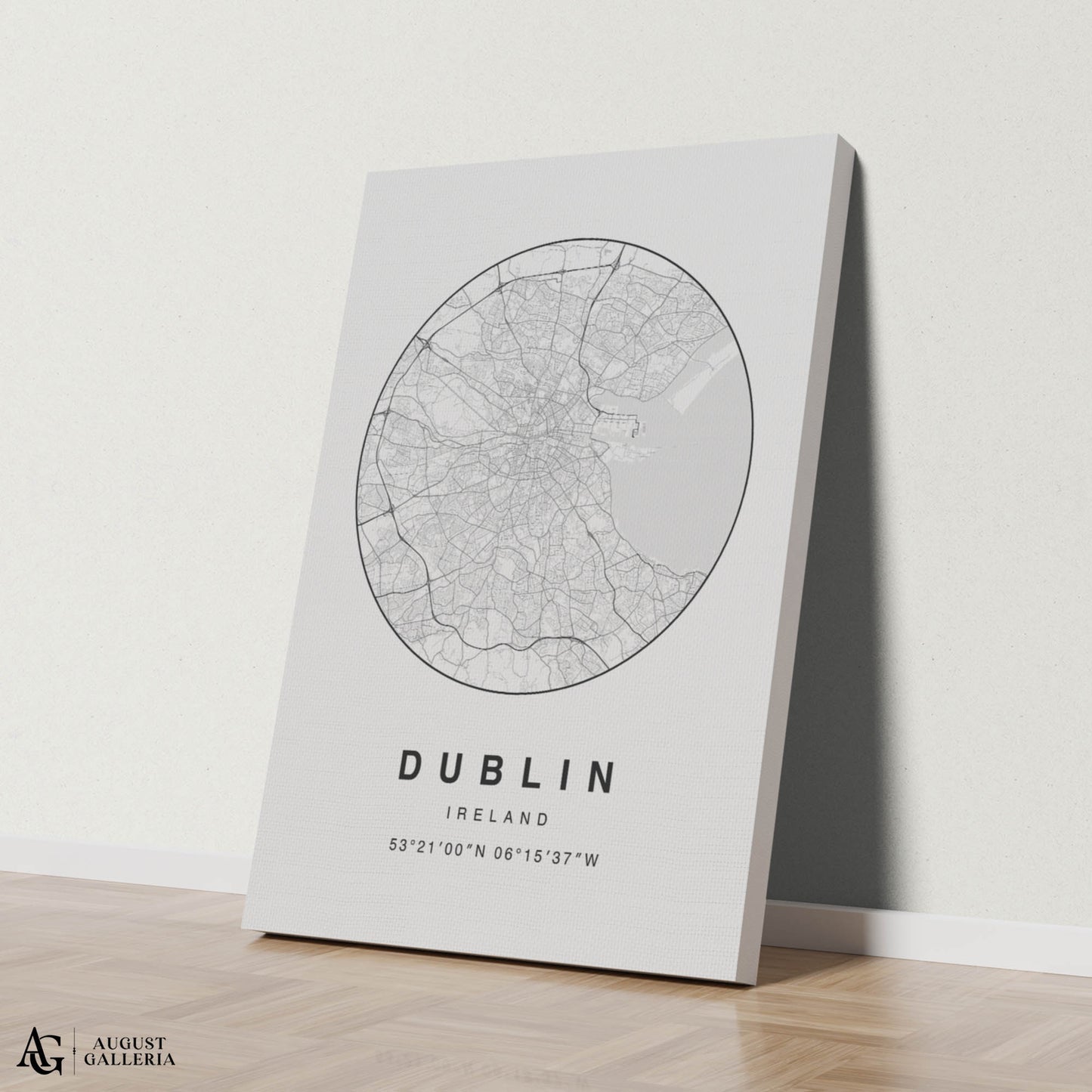 Dublin Minimalist Map